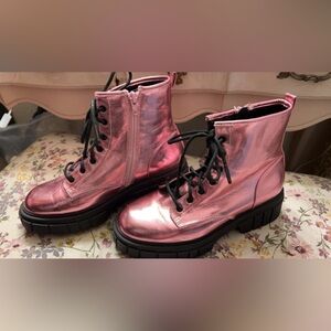 Pink boots